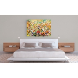 Wall art print and canvas. Luigi Florio, Field in Bloom