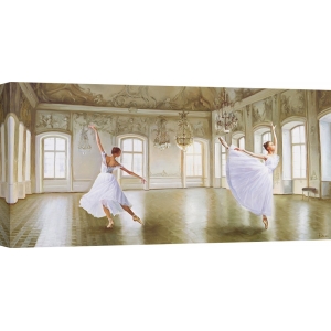 Cuadro bailarinas en canvas. Pierre Benson, Le Grand Salon