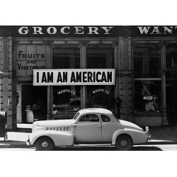 Kunstdruck Dorothea Lange, Oakland, California – I Am An American