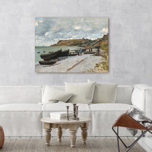 Wall art print, canvas and poster by Claude Monet, Sainte-Adresse