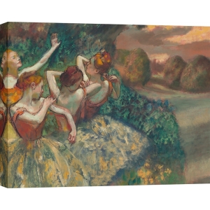 Kunstdruck, Leinwandbilder, Poster Edgar Degas, Vier Ballerinas