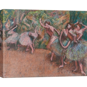 Wall art print, canvas and poster. Edgar Degas, Ballet Scene