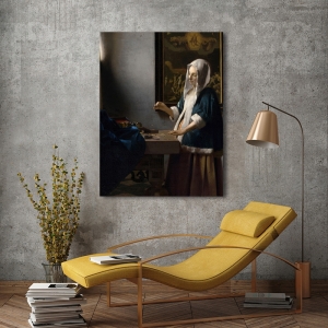 Kunstdruck, Leinwandbilder, Poster Jan Vermeer, Die Perlenwägerin