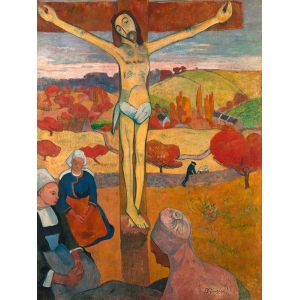 Stampa, poster, quadro su tela, Paul Gauguin, Il Cristo giallo