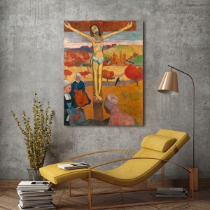 Cuadro, poster y lienzo, Paul Gauguin, El Cristo Amarillo