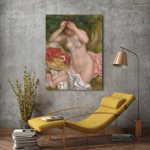 Tableau toile, affiche, Renoir, Baigneuse arrangeant ses cheveux