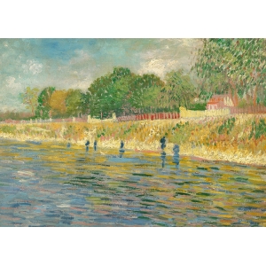 Wall art print, canvas and poster by Van Gogh, Bank of the Seine