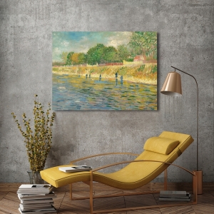 Kunstdruck, Leinwandbilder, Poster Van Gogh, Die Ufer der Seine