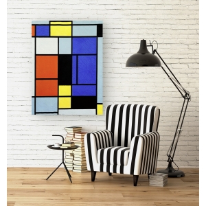 Quadro, stampa su tela. Piet Mondrian, Tableau No. 1