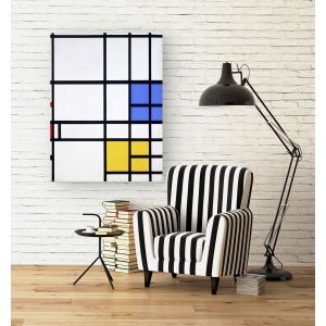Cuadro abstracto en canvas. Piet Mondrian, Composition London