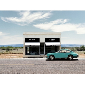 Leinwandbilder und poster Julian Lauren, Wagen In Marfa, Texas