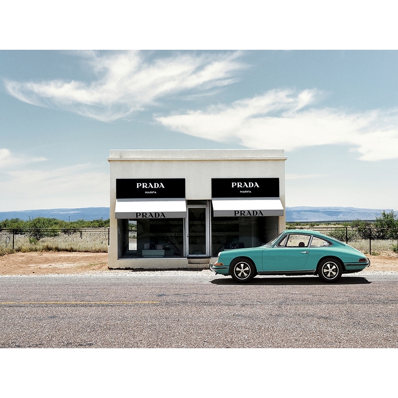 Leinwandbilder und poster Julian Lauren, Wagen In Marfa, Texas