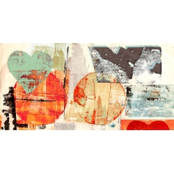 Cuadro abstracto moderno en lienzo y poster. Winkel, Pop Love 1