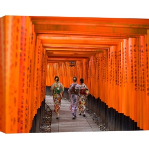 Leinwandbilder, Kunstdruck, Fushimi-Inari-Schrein, Kyoto