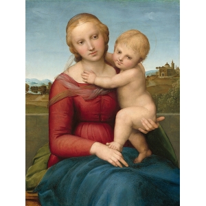 Quadro su tela, poster Raffaello, Piccola Madonna Cowper