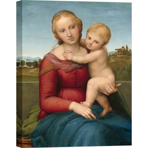 Tableau sur toile Raphael, The Small Cowper Madonna