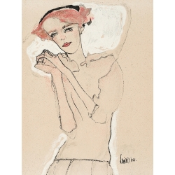 Tableau de Egon Schiele, Portrait de femme I