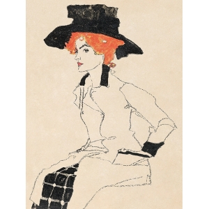 Tableau de Egon Schiele, Portrait de femme II