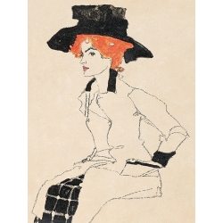 Tableau de Egon Schiele, Portrait de femme II