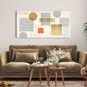 Wall art print and canvas, Lines and Shapes by Sayaka Miko