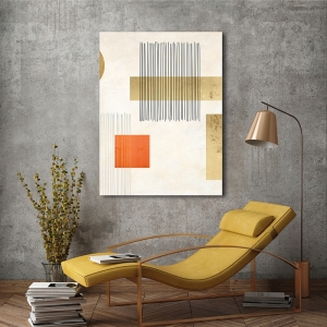 Wall art print and canvas, Lines and Shapes II by Sayaka Miko