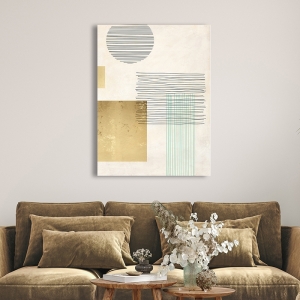 Wall art print and canvas, Lines and Shapes III by Sayaka Miko
