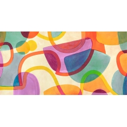Cuadro abstracto multicolor, Fun Fair, Steve Roja