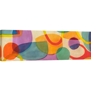 Abstrakter mehrfarbiger Leinwanddruck, Pavilion von Steve Roja