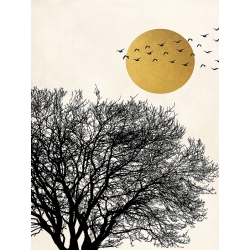 Skandinavische Kunstdrucke, Poster, Zugvögel I von Sayaka Miko