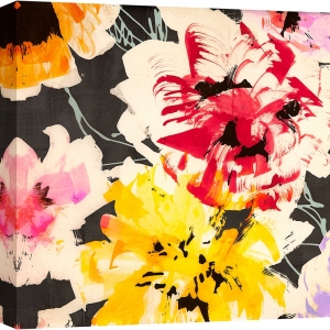 Cuadro moderno flores, Neon Flowers II (detalle), Kelly Parr