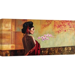 Wall art print and canvas. Pierre Benson, Wild Orchid