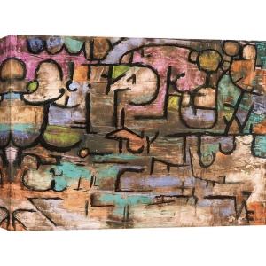 Tableau sur toile. Paul Klee, After the Flood