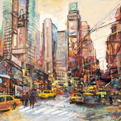 Art print and canvas, Morning over Manhattan (detail) by Florio