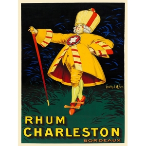 Vintage Poster, Plakat Rhum Charleston von Jean D'Ylen 