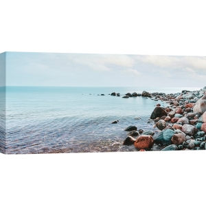 Wall art print and canvas, Pebbles on the Beach by  Pangea Images