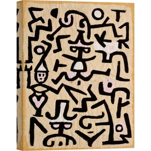 Leinwandbilder. Paul Klee, Comedians' Handbill