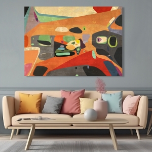 Cuadro abstracto en lienzo y lámina, New Directions de Alex Ingalls
