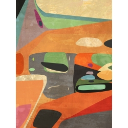 Cuadro abstracto en lienzo y lámina, New Directions I de Alex Ingalls
