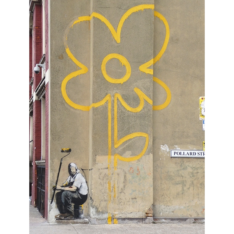 Kunstdruck, Leinwandbilder Banksy, Pollard Street, London