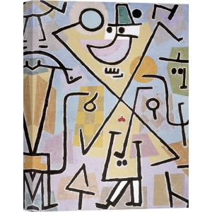 Wall art print and canvas. Paul Klee, Caprice in February