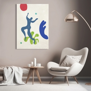 Matisse inspired prints, Playing in the Waves III by  Atelier Deco