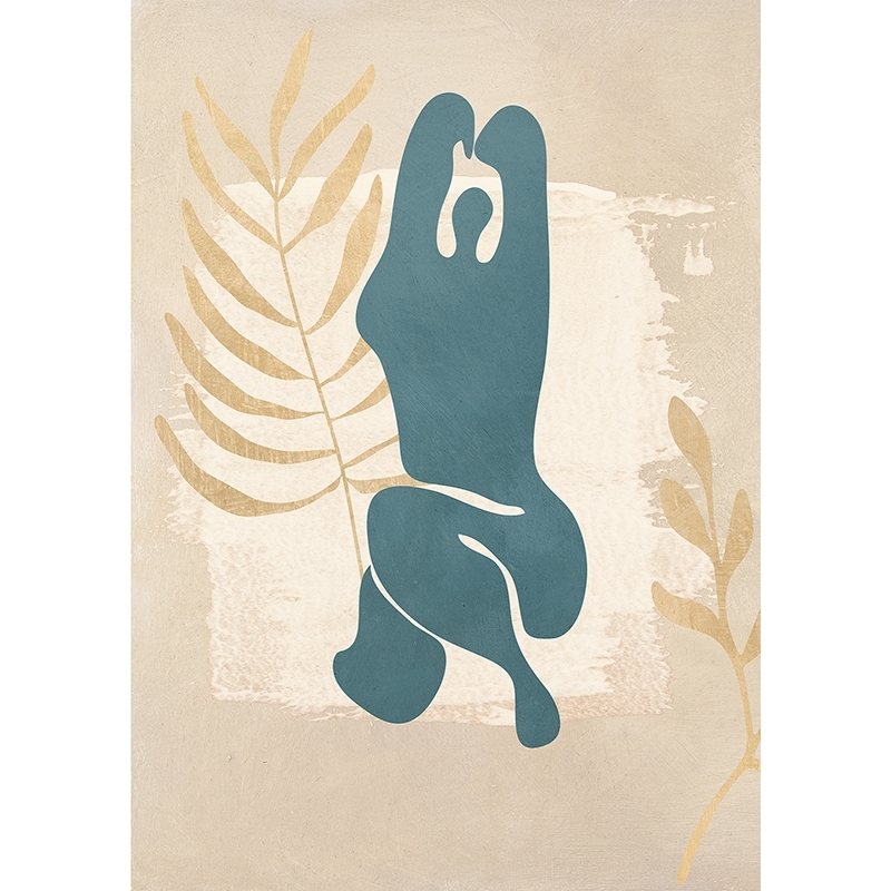 Affiche style Matisse, Étude sur la beauté féminine I