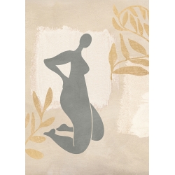 Matisse inspired art print, Study on Feminine Beauty II