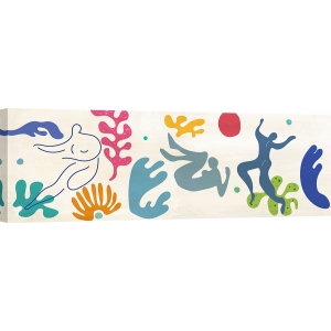 Matisse inspired art print, Playing in the Waves by  Atelier Deco