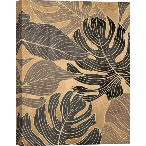 Cuadro moderno hojas, Jungle Panel IV (detalle) de Eve C. Grant