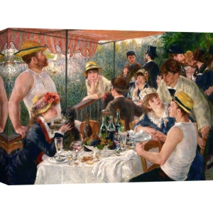 Cuadro en canvas. Pierre-Auguste Renoir, El almuerzo de los remeros
