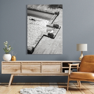 Art print and canvas, Pool #4 (B&W) by  Haute Photo Collection