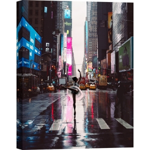Art print and canvas, Manhattan Ballet II by Julian Lauren