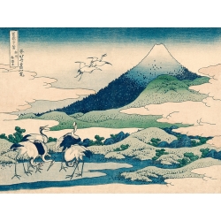 Cuadro japonés de Hokusai, Mansion Umezawa en Sagami