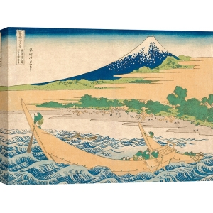Stampa giapponese. Hokusai, Baia di Tago, vicino a Ejiri, sul Tokaido